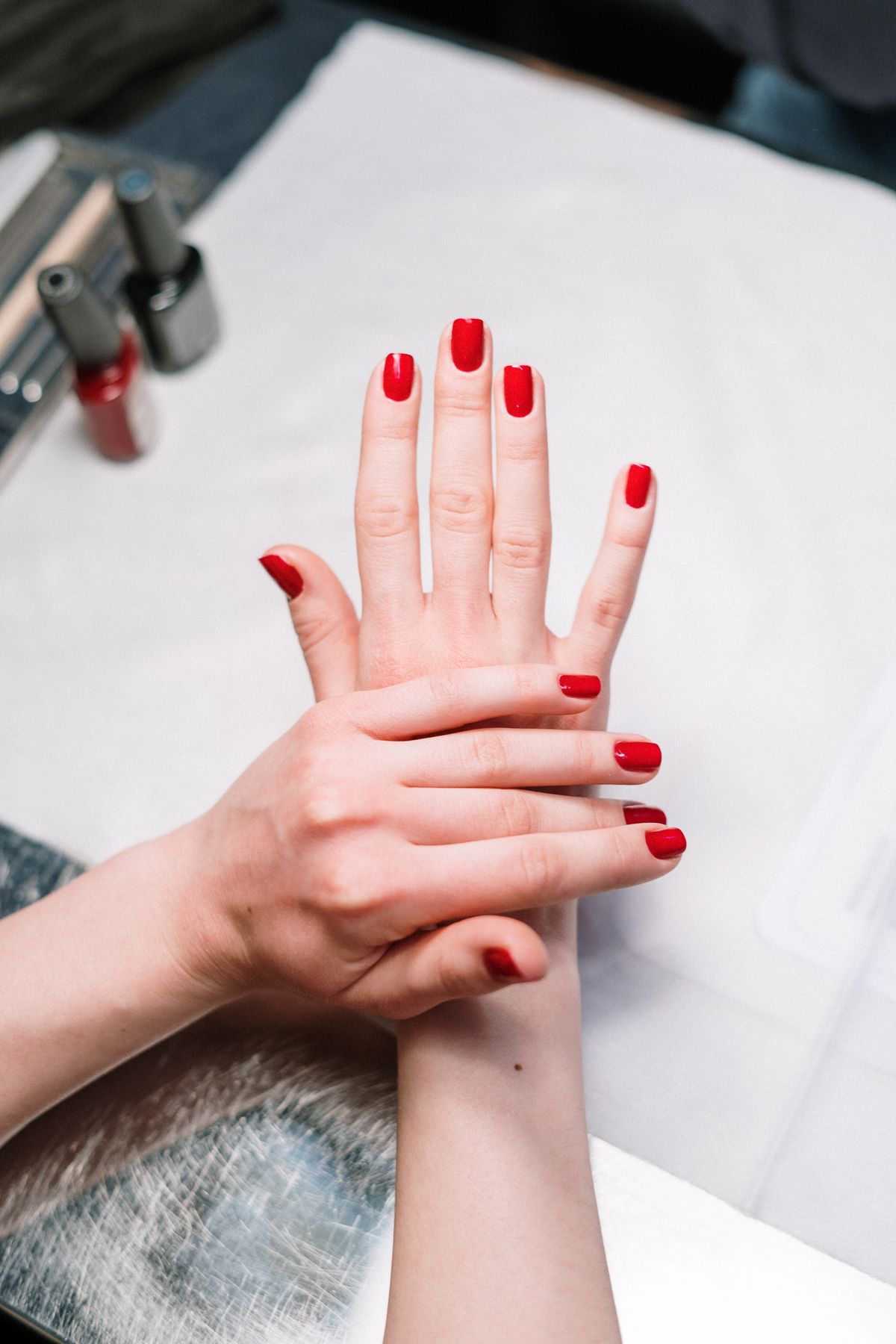 Manicure at Kim's Nails and Spa, Spring Branch Houston